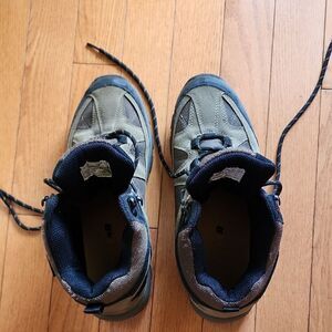 Goodyear Men's Rugged Outdoor Boots - Olive and Navy- Men's Size 9